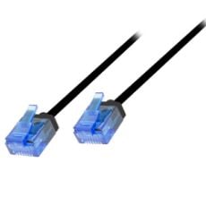 Εικόνα της Καλώδιο Δικτύου Logilink Slim High-Flex U/UTP Cat.6A 0.15m Black CQ3003U