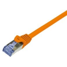 Εικόνα της Καλώδιο Δικτύου Logilink PrimeLine S/FTP Cat.6A 0.25m Orange CQ3018S