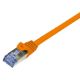 Εικόνα της Καλώδιο Δικτύου Logilink PrimeLine S/FTP Cat.6A 0.25m Orange CQ3018S