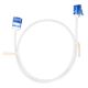 Εικόνα της Καλώδιο Δικτύου Logilink Slim High-Flex U/UTP Cat.6A 0.30m White CQ3011U