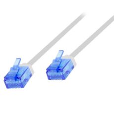 Εικόνα της Καλώδιο Δικτύου Logilink Slim High-Flex U/UTP Cat.6A 0.30m White CQ3011U