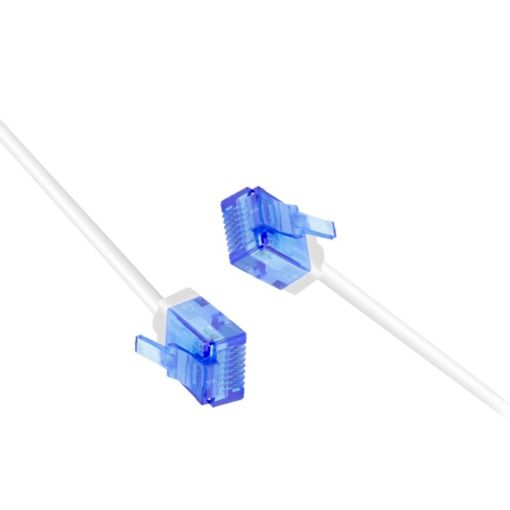 Εικόνα της Καλώδιο Δικτύου Logilink Slim High-Flex U/UTP Cat.6A 0.15m White CQ3001U