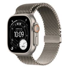 Εικόνα της Apple Watch Ultra 3 49mm Natural Titanium Case/Natural Titanium Milanese Loop (Small) MEWW4QR/A