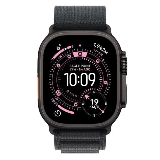 Εικόνα της Apple Watch Ultra 3 49mm Black Titanium Case/Black Alpine Loop (Medium) MF0V4QR/A
