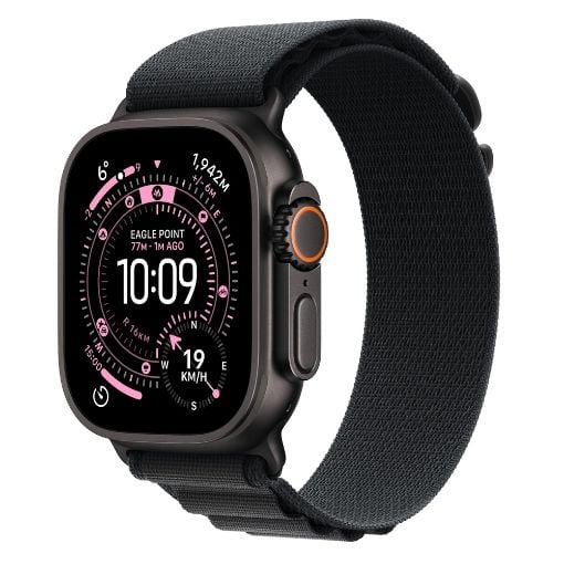 Εικόνα της Apple Watch Ultra 3 49mm Black Titanium Case/Black Alpine Loop (Medium) MF0V4QR/A