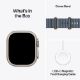 Εικόνα της Apple Watch Ultra 3 49mm Natural Titanium Case/Anchor Blue Ocean Band MEWH4QR/A