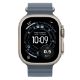 Εικόνα της Apple Watch Ultra 3 49mm Natural Titanium Case/Anchor Blue Ocean Band MEWH4QR/A