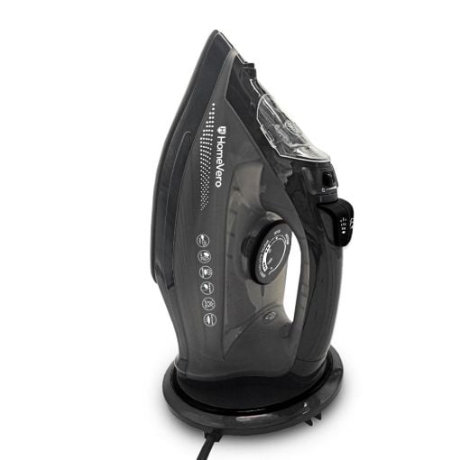 Εικόνα της Σίδερο Ατμού HomeVero 320ml 2400W Black HV-CSI2400