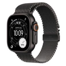 Εικόνα της Apple Watch Ultra 3 49mm Black Titanium Case/Black Titanium Milanese Loop (Large) MF1T4QR/A