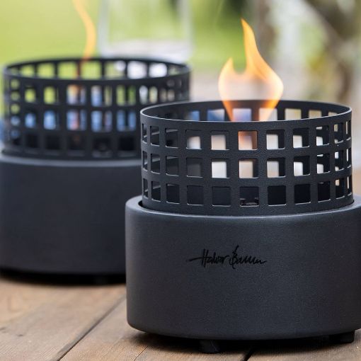 Εικόνα της Επιτραπέζια Εστία Φωτιάς Tenderflame Signal Hill 12x14cm 300ml Black TF-600010