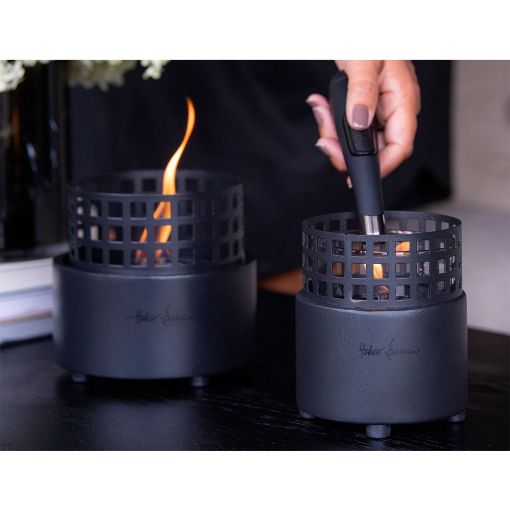 Εικόνα της Επιτραπέζια Εστία Φωτιάς Tenderflame Signal Hill 12x14cm 300ml Black TF-600010