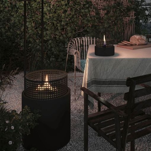 Εικόνα της Επιτραπέζια Εστία Φωτιάς Tenderflame Paarl 16x15cm 250ml Black TF-600005