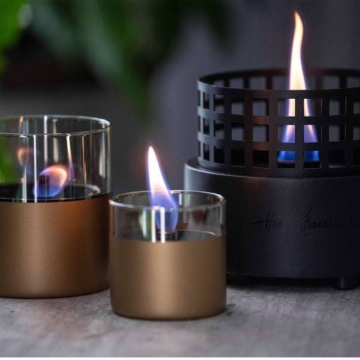 Εικόνα της Επιτραπέζια Εστία Φωτιάς Tenderflame Paarl 16x15cm 250ml Black TF-600005