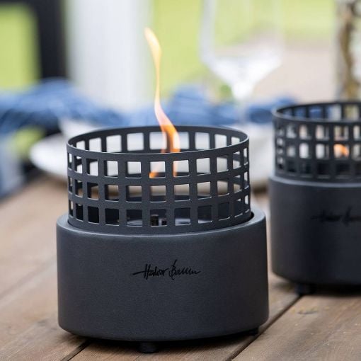 Εικόνα της Επιτραπέζια Εστία Φωτιάς Tenderflame Paarl 16x15cm 250ml Black TF-600005