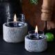 Εικόνα της Επιτραπέζια Εστία Φωτιάς Tenderflame Lotus 12 12.8x13cm 300ml Stone TF-600511