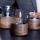 Εικόνα της Επιτραπέζια Εστία Φωτιάς Tenderflame Lotus 12 12x12.5cm 300ml Mocha TF-600334