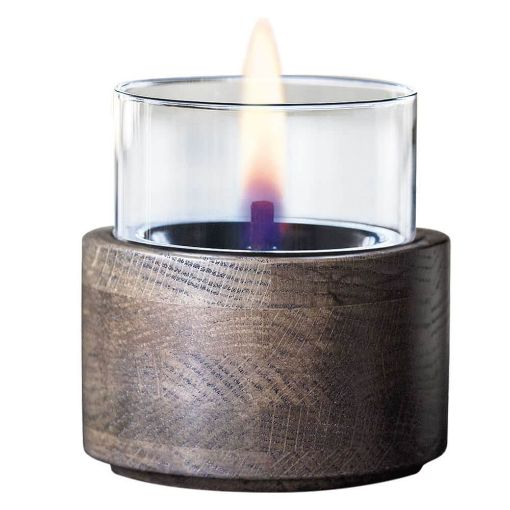 Εικόνα της Επιτραπέζια Εστία Φωτιάς Tenderflame Lotus 12 12x12.5cm 300ml Mocha TF-600334