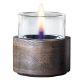 Εικόνα της Επιτραπέζια Εστία Φωτιάς Tenderflame Lotus 12 12x12.5cm 300ml Mocha TF-600334