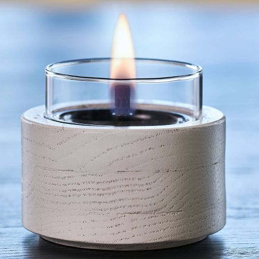 Εικόνα της Επιτραπέζια Εστία Φωτιάς Tenderflame Lotus 10 10x8.5cm 150ml White TF-600332