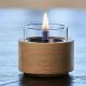 Εικόνα της Επιτραπέζια Εστία Φωτιάς Tenderflame Lotus 10 10x8.5cm 150ml Natural Oak TF-600330