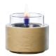 Εικόνα της Επιτραπέζια Εστία Φωτιάς Tenderflame Lotus 10 10x8.5cm 150ml Natural Oak TF-600330