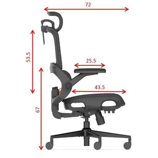 Εικόνα της Καρέκλα Γραφείου Sihoo B100 Pro Ergonomic Black B100-PRO-M101