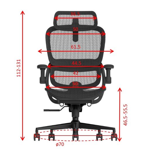 Εικόνα της Καρέκλα Γραφείου Sihoo B100 Pro Ergonomic Black B100-PRO-M101