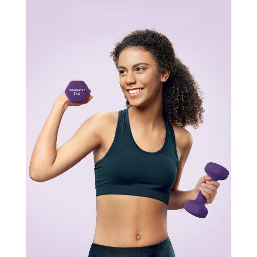 Εικόνα της Σετ Βαράκια Songmics 2 x 2kg Purple SYL64PL