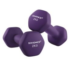 Εικόνα της Σετ Βαράκια Songmics 2 x 2kg Purple SYL64PL