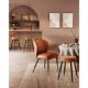 Εικόνα της Vasagle Σετ Σκαμπό Μπαρ Echo 49.5x49.5x63cm 2τμχ Caramel Brown LBC080K01