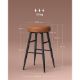 Εικόνα της Vasagle Σετ Σκαμπό Μπαρ Echo 49.5x49.5x63cm 2τμχ Caramel Brown LBC080K01