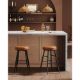 Εικόνα της Vasagle Σετ Σκαμπό Μπαρ Echo 49.5x49.5x63cm 2τμχ Caramel Brown LBC080K01