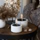 Εικόνα της Επιτραπέζια Εστία Φωτιάς Tenderflame Lotus 12 12x12.5cm 300ml White TF-600335