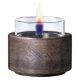 Εικόνα της Επιτραπέζια Εστία Φωτιάς Tenderflame Lotus 10 10x8.5cm 150ml Mocha TF-600331