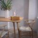Εικόνα της Επιτραπέζια Εστία Φωτιάς Tenderflame Poppy 17 24x24x34.2cm 250ml Natural Oak TF-600029