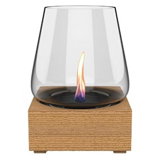 Εικόνα της Επιτραπέζια Εστία Φωτιάς Tenderflame Poppy 17 24x24x34.2cm 250ml Natural Oak TF-600029