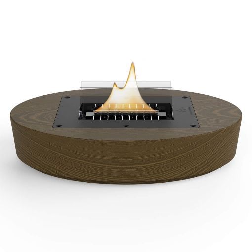 Εικόνα της Επιτραπέζια Εστία Φωτιάς Tenderflame Carnation 33x22x11cm 500ml Black Oak TF-600039