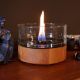 Εικόνα της Επιτραπέζια Εστία Φωτιάς Tenderflame Cafe 18 18x13.7cm 250ml Natural Oak TF-600032