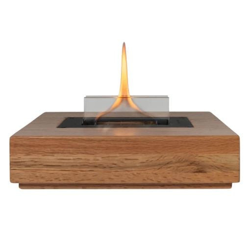 Εικόνα της Επιτραπέζια Εστία Φωτιάς Tenderflame Holly 30x30x11cm 500ml Natural Oak TF-600035