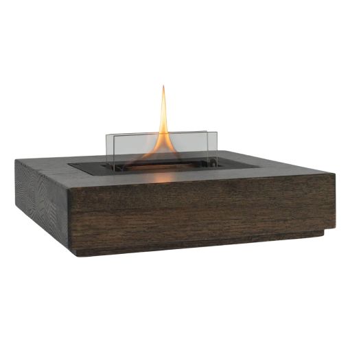 Εικόνα της Επιτραπέζια Εστία Φωτιάς Tenderflame Holly 30x30x11cm 500ml Black Oak TF-600036