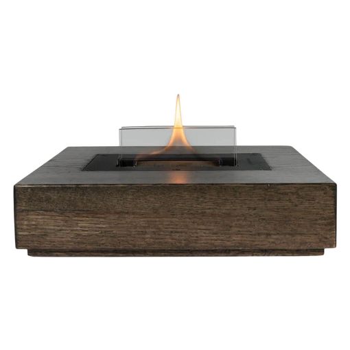 Εικόνα της Επιτραπέζια Εστία Φωτιάς Tenderflame Holly 30x30x11cm 500ml Black Oak TF-600036