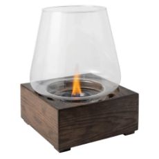 Εικόνα της Επιτραπέζια Εστία Φωτιάς Tenderflame Poppy 17 24x24x34.2cm 250ml Black Oak TF-600030