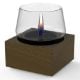 Εικόνα της Επιτραπέζια Εστία Φωτιάς Tenderflame Poppy 14 14x14x14.3cm 300ml Black Oak TF-600027