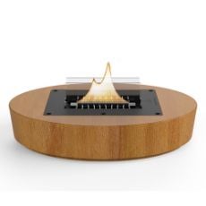 Εικόνα της Επιτραπέζια Εστία Φωτιάς Tenderflame Carnation 33x22x11cm 500ml Natural Oak TF-600038