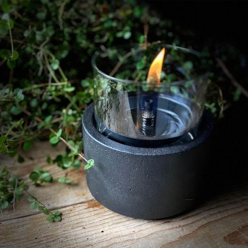 Εικόνα της Επιτραπέζια Εστία Φωτιάς Tenderflame Lotus 12 13x17.5cm 300ml Black TF-0440001