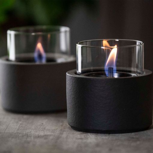 Εικόνα της Επιτραπέζια Εστία Φωτιάς Tenderflame Lotus 12 13x17.5cm 300ml Black TF-0440001