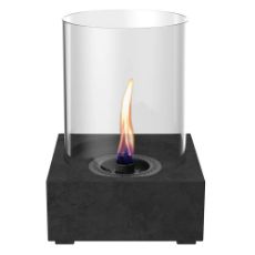 Εικόνα της Επιτραπέζια Εστία Φωτιάς Tenderflame Jasmine 23.5x23.5x35cm 250ml Black TF-600020