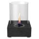 Εικόνα της Επιτραπέζια Εστία Φωτιάς Tenderflame Jasmine 23.5x23.5x35cm 250ml Black TF-600020