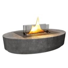 Εικόνα της Επιτραπέζια Εστία Φωτιάς Tenderflame Carnation 32x22x7cm 500ml Concrete TF-100153