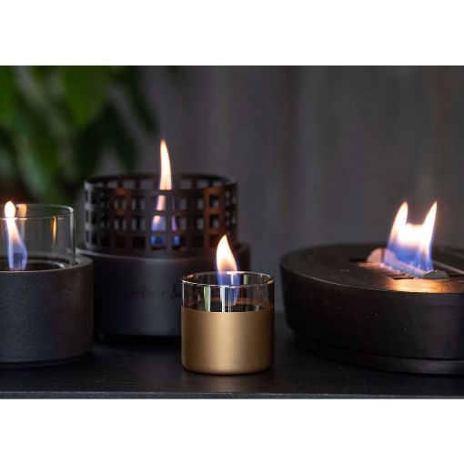 Εικόνα της Επιτραπέζια Εστία Φωτιάς Tenderflame Carnation 32x22x7cm 500ml Black TF-0609002